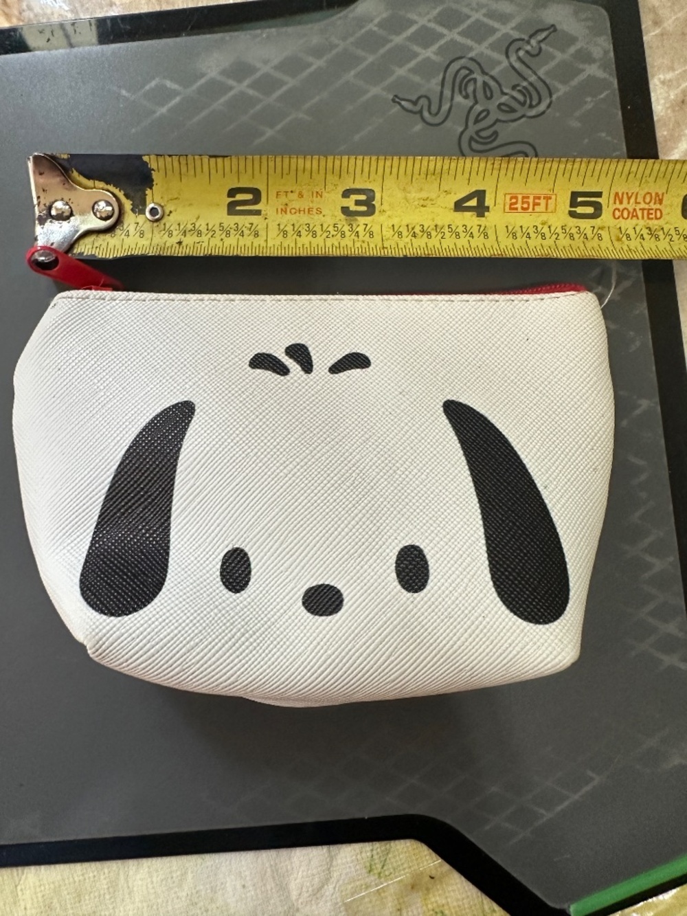 Sanrio Pochacco 2021 Small Coin Purse Red White - Picture 3 of 4